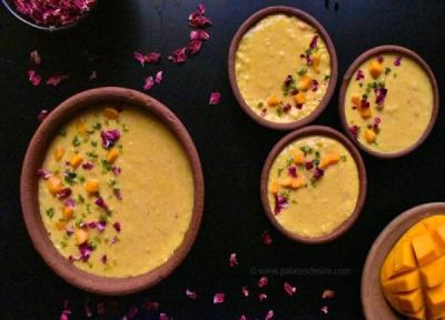 طرز تهیه فرنی انبه طرز تهیه فرنی انبه